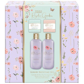 Baylis & Harding Lavender Luxury Body Care Set ( Lavender & Rosehip tea ) - dovanų rinkinys