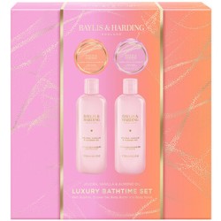 Baylis & Harding Luxury Bathtime Set ( Jojoba, Vanilla & Almond oil ) - dovanų rinkinys