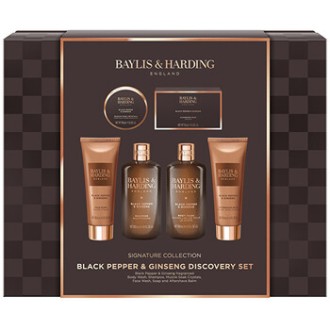 Baylis & Harding Men Discovery Set ( Black Pepper & Ginseng ) - dovanų rinkinys vyrams