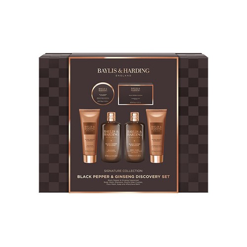 Baylis & Harding Men Discovery Set ( Black Pepper & Ginseng ) - dovanų rinkinys vyrams