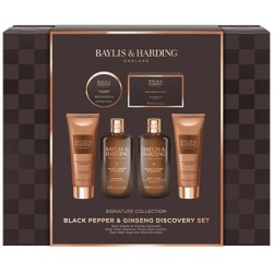 Baylis & Harding Men Discovery Set ( Black Pepper & Ginseng ) - dovanų rinkinys vyrams