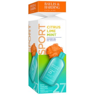 Baylis & Harding Men Sport Shower Set ( Citrus, Lime & Mint) - kūno priežiūros rinkinys vyrams
