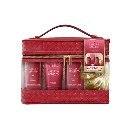 Baylis & Harding Midnight Cherry Bathing Set - kūno priežiūros rinkinys
