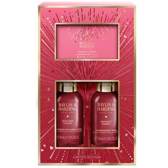 Baylis & Harding Midnight Cherry Body & Hand Care Set - kūno priežiūros rinkinys