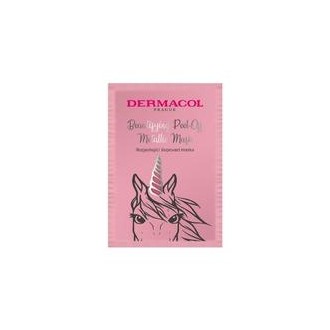 Dermacol Beautifying Peel-off Metallic Mask Brightening - veido kaukė, 15 ml