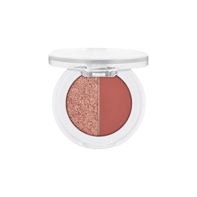 Essence Soft Touch Eyeshadow Duo - akių šešėliai, 1,8 g - Berry Crush
