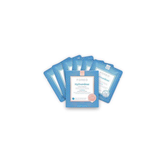 Foreo UFO H2Overdose Hydrating Mask - drėkinanti veido kaukė sausai odai
