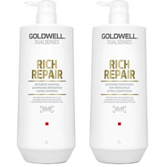 Goldwell Dualsenses Rich Repair Set - plaukų kosmetikos rinkinys