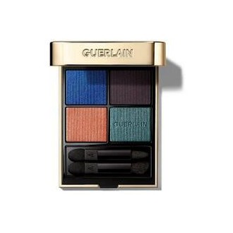 Guerlain Ombres G Eyeshadow Quad - akių šešėlių rinkinys, 6 g - 870 Emerald Feather