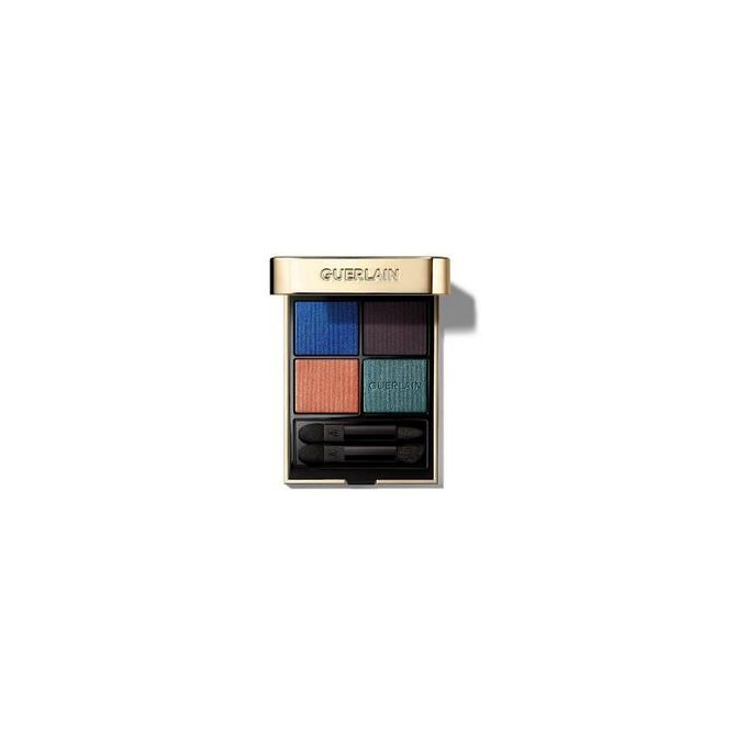Guerlain Ombres G Eyeshadow Quad - akių šešėlių rinkinys, 6 g - 870 Emerald Feather