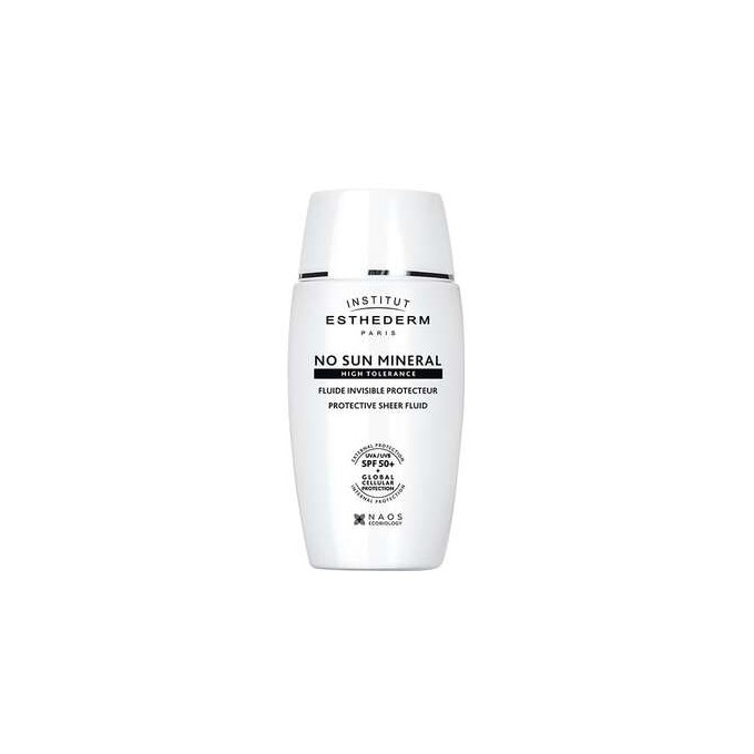 Institut Esthederm No Sun Mineral Protective Sheer Fluid SPF 50+ - veido kremas nuo saulės, 40 ml