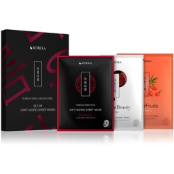 KORIKA Anti-Aging Sheet Masks Kit - kaukių rinkinys nuo senėjimo