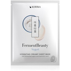 KORIKA FermentBeauty Yogurt Hydrating Creamy Sheet Mask - drėkinanti lakštinė kaukė, 23 g