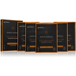 KORIKA Korean Heritage Mask Set - šviesinančių lakštinių kaukių rinkinys, 25 g