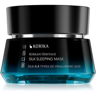 KORIKA Korean Heritage Silk Sleeping Mask - drėkinanti naktinė kaukė su šilko proteinais, 50 ml