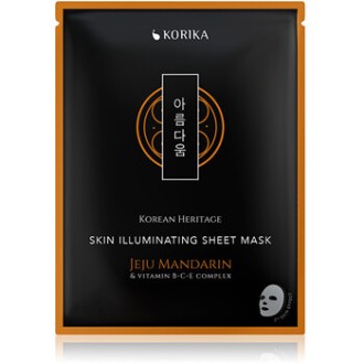 KORIKA Korean Heritage Skin Illuminating Sheet Mask - šviesinanti lakštinė kaukė, 25 g