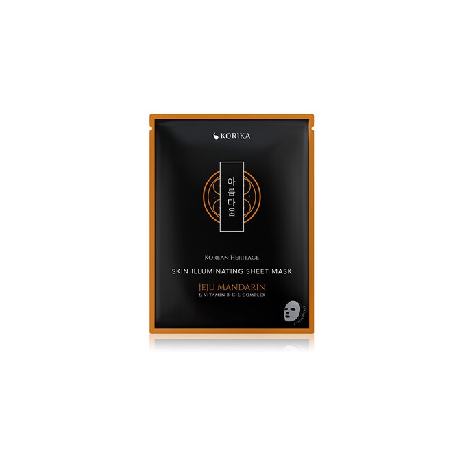 KORIKA Korean Heritage Skin Illuminating Sheet Mask - šviesinanti lakštinė kaukė, 25 g