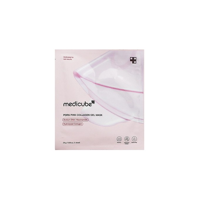 Medicube PDRN Pink Collagen Gel Mask - kolageno kaukė, 28 g
