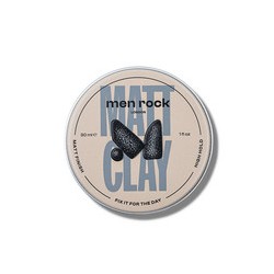 Men-Rock Matt Clay High Hold - matinis plaukų molis, 90 ml