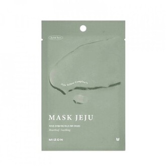 Mizon Heartleaf Jeju Mask - raminanti lakštinė kaukė, 23 g