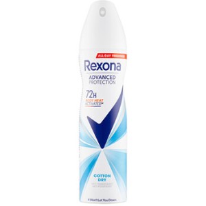 Rexona Advanced Protection Cotton Dry Antiperspirant - purškiamas antiperspirantas moterims, 150 ml