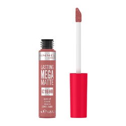 Rimmel Lasting Mega Matte Liquid Lip Colour - skysti matiniai lūpų dažai, 7,4 ml - Strapless