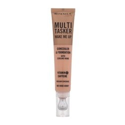 Rimmel Multi Tasker Wake Me Up Concealer & Foundation - maskuoklis ir makiažo pagrindas, 20 ml -
