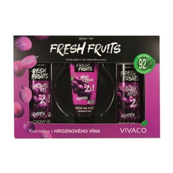 Vivaco Gift box of cosmetics with grape wine - veido ir kūno pirežiūros rinkinys