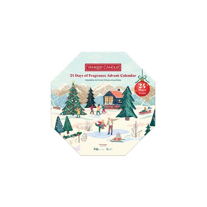 Yankee Candle 24 Days of Fragrance Advent Calendar - Adventní kalendář votivních svíček 1.0ks