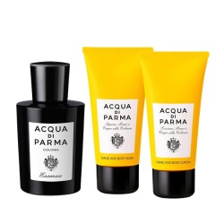 Acqua di Parma Colonia Essenza dovanų rinkinys - EDC 100 ml, dušo želė 75 ml ir kūno losjonas 75 ml