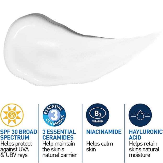 CeraVe Facial Moisturising Lotion SPF30 - drėkinamasis kremas, 52 ml