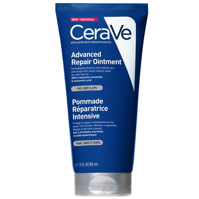 CeraVe Advanced Repair Ointment - daugiafunkcis kremas labai sausai ir pažeistai odai, veidui