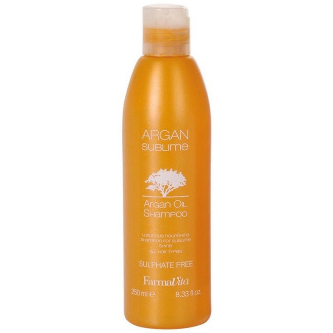 FarmaVita Argan Sublime Argan Oil Shampoo - šampūnas visų tipų plaukams, 250 ml