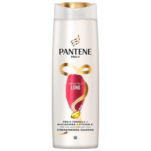 Pantene Infinitely Long Strengthening Shampoo - stiprinamasis šampūnas, 400 ml