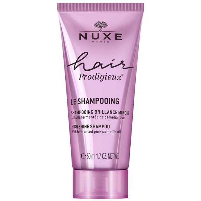 Nuxe Prodigieux High Shine Shampoo - šampūnas plaukų blizgesiui, 50 ml