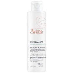 Avene Cleanance Hydra Soothing Cleansing Cream - raminamasis valomasis kremas, skirtas sausai ir