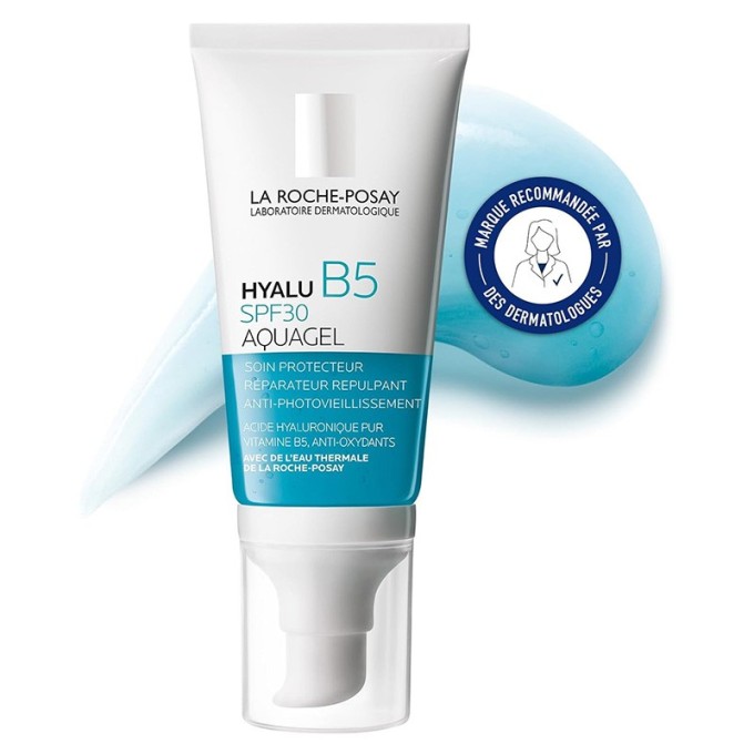 La Roche-Posay Hyalu B5 Aquagel Face Gel SPF30 - intensyviai drėkinantis, senėjimą stabdantis veido