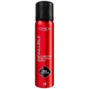 L´Oréal Infaillible 3-Second Setting Mist - makiažo fiksatorius, 75 ml