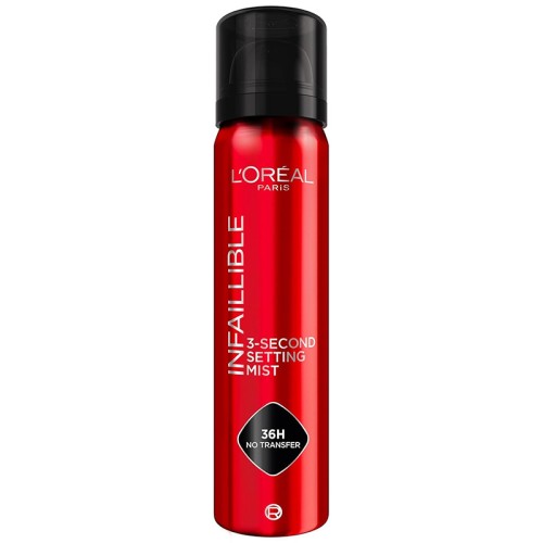 L´Oréal Infaillible 3-Second Setting Mist - makiažo fiksatorius, 75 ml