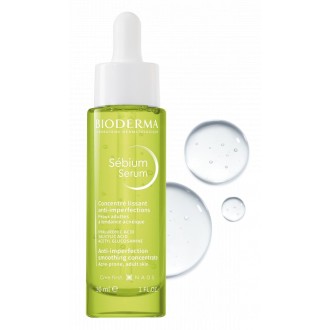 Bioderma Sebium Serum - koncentruotas serumas riebiai, į aknę linkusiai odai, 30 ml