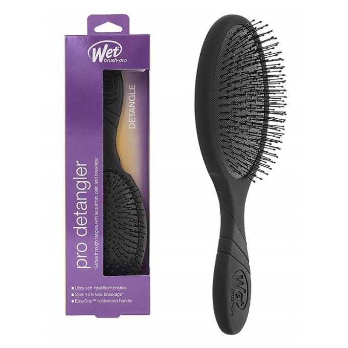 Wet Brush Pro Detangler Hairbrush Black - plaukų šepetys