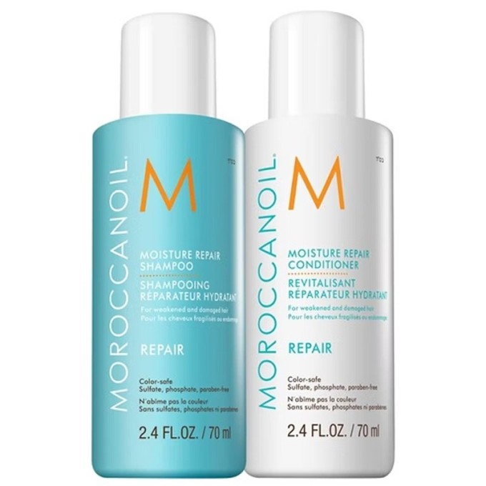 Moroccanoil Repair Moisture Travel Duo - kelioninis plaukų priežiūros rinkinys
