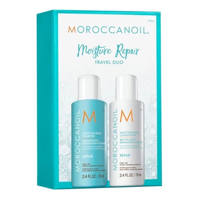 Moroccanoil Repair Moisture Travel Duo - kelioninis plaukų priežiūros rinkinys