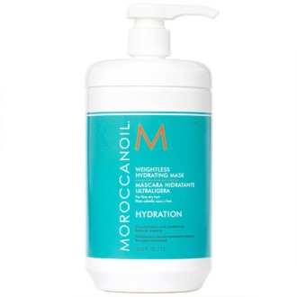 Moroccanoil Weightless Hydration Mask - drėkinamoji kaukė sausiems plaukams, 1000 ml