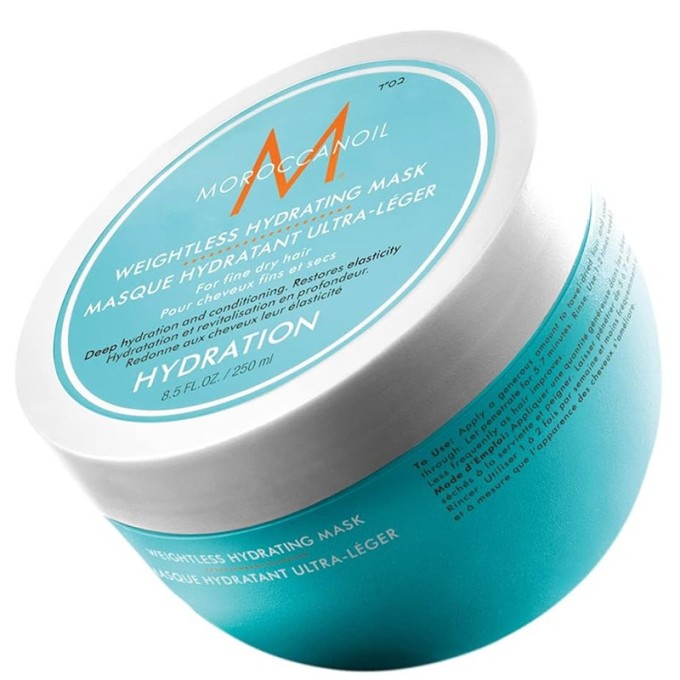 Moroccanoil Weightless Hydration Mask - drėkinamoji kaukė sausiems plaukams, 250 ml