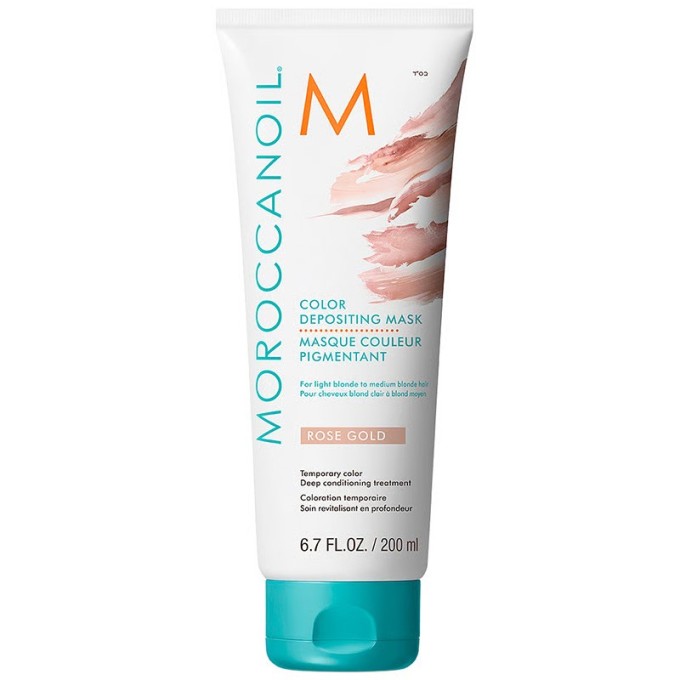 Moroccanoil Color Depositing Mask - spalvą suteikianti kaukė, 200 ml - Rose Gold