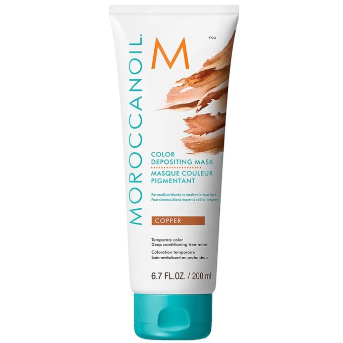 Moroccanoil Color Depositing Mask - spalvą suteikianti kaukė, 200 ml - Copper