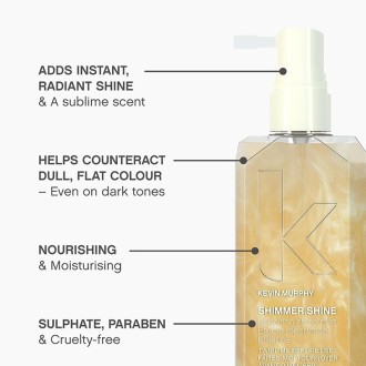 Kevin Murphy Shimmer.Shine Repairing Shine Mist - purškiklis, suteikiantis akinantį, neriebų 2