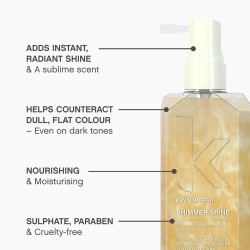 Kevin Murphy Shimmer.Shine Repairing Shine Mist - purškiklis, suteikiantis akinantį, neriebų