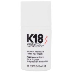 K18 Leave-In Molecular Repair Hair Mask - atkuriamoji nenuplaunama kaukė, 15 ml